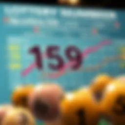 Graphical representation of lottery number analysis