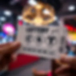 A digital representation of a lottery ticket